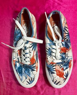 Vans Authentic UltraCush Lite Tropical Floral Canvas Sneakers Men’s 8