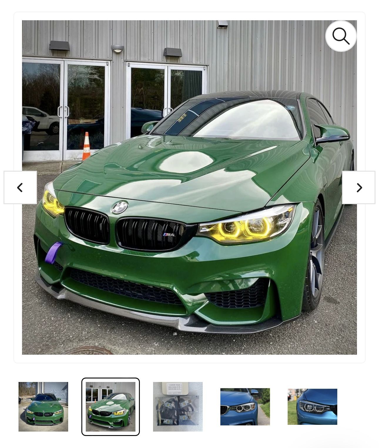 BMW F Series Yellow Drl