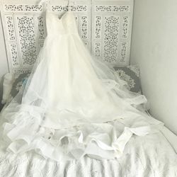 brand new wedding gown