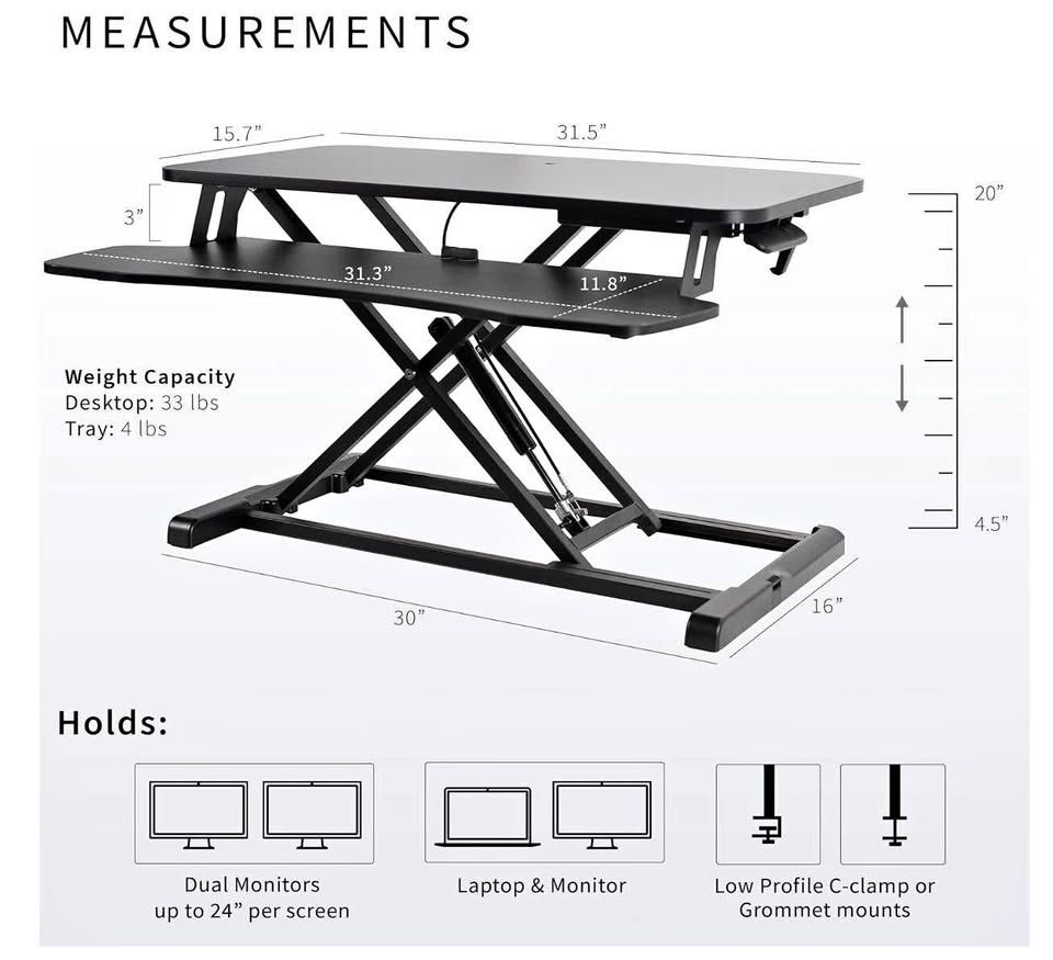 Standing Desk Converter