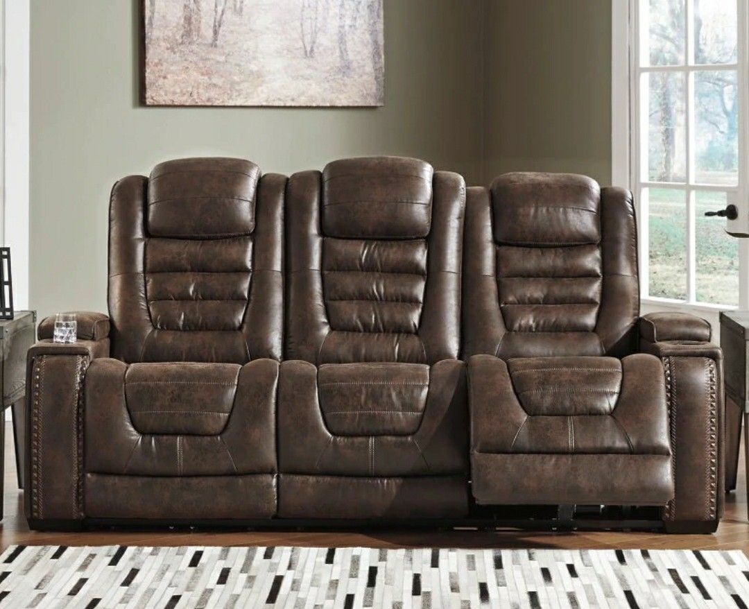 Game Zone Bark Power Reclining Sofa