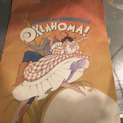 Oklahoma 1979 Rare Vintage Playbill Original Owner  Play By Rogers And Hammerstein 