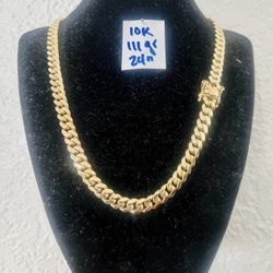 10K Solid Gold 🇨🇺 Links Chain 111Gr 24 Inches Long 