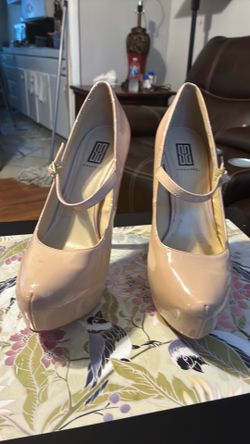 Reduced to $5 Beige high heels $5 ( Size 7.5) Reduced to $10