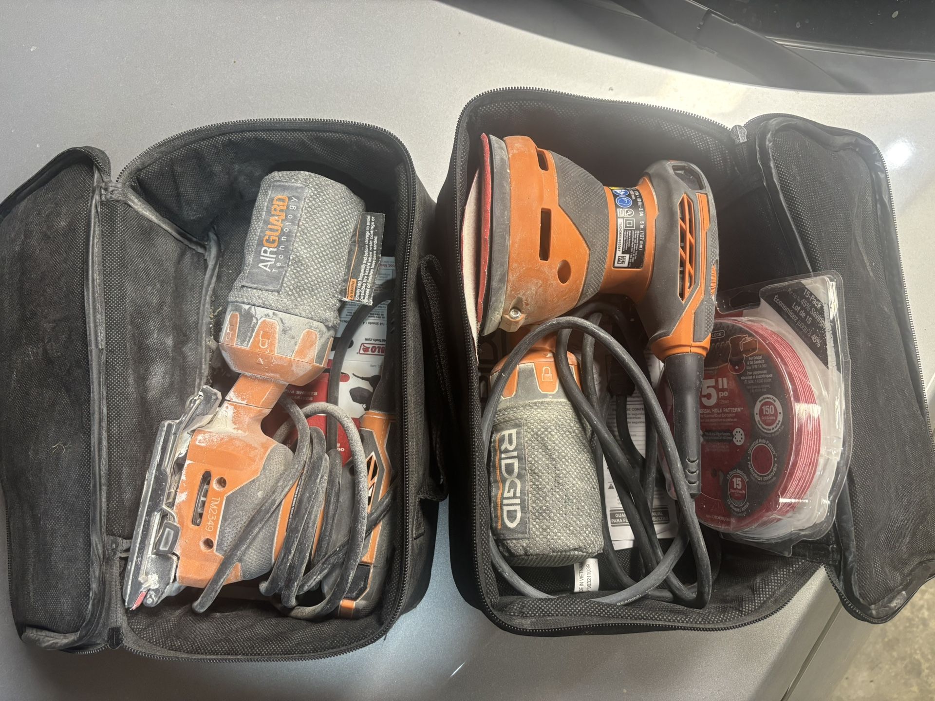 Combo Ridgid 2 Sanders