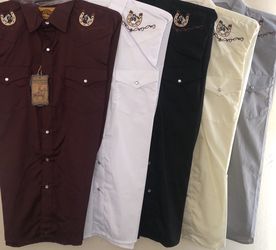 Camisa vaquera bordada