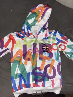 Anti social club hoodie 