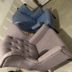 Two Beautiful And Nice Looking Chairs In Good Condition 