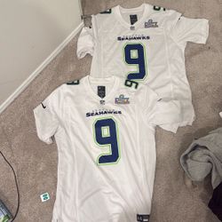 Seahawks Super Bowl Jersey Both Large 