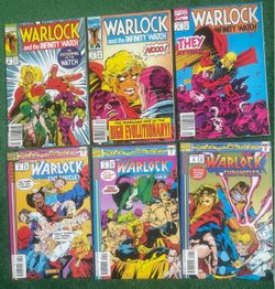 Lot of 6 Warlock comics (Marvel)
