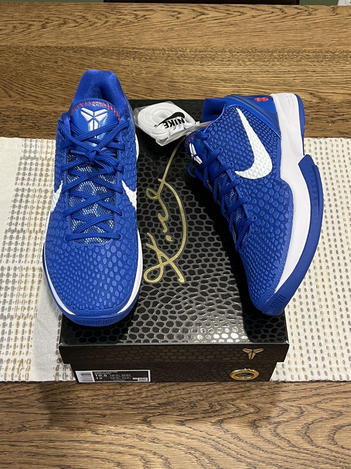 Nike Kobe 6 Protro Dodgers - Size 10.5