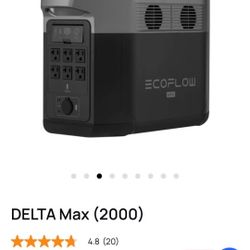 Ef Ecoflow Delta Max 2000watts