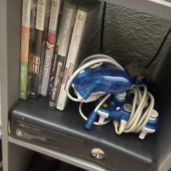 Xbox 360 With Games And Controller