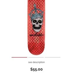 NEW RARE Skate Board  (Plan B x Ethika collab) 7.75 Ryan Sheckler Deck (still In Plastic)
