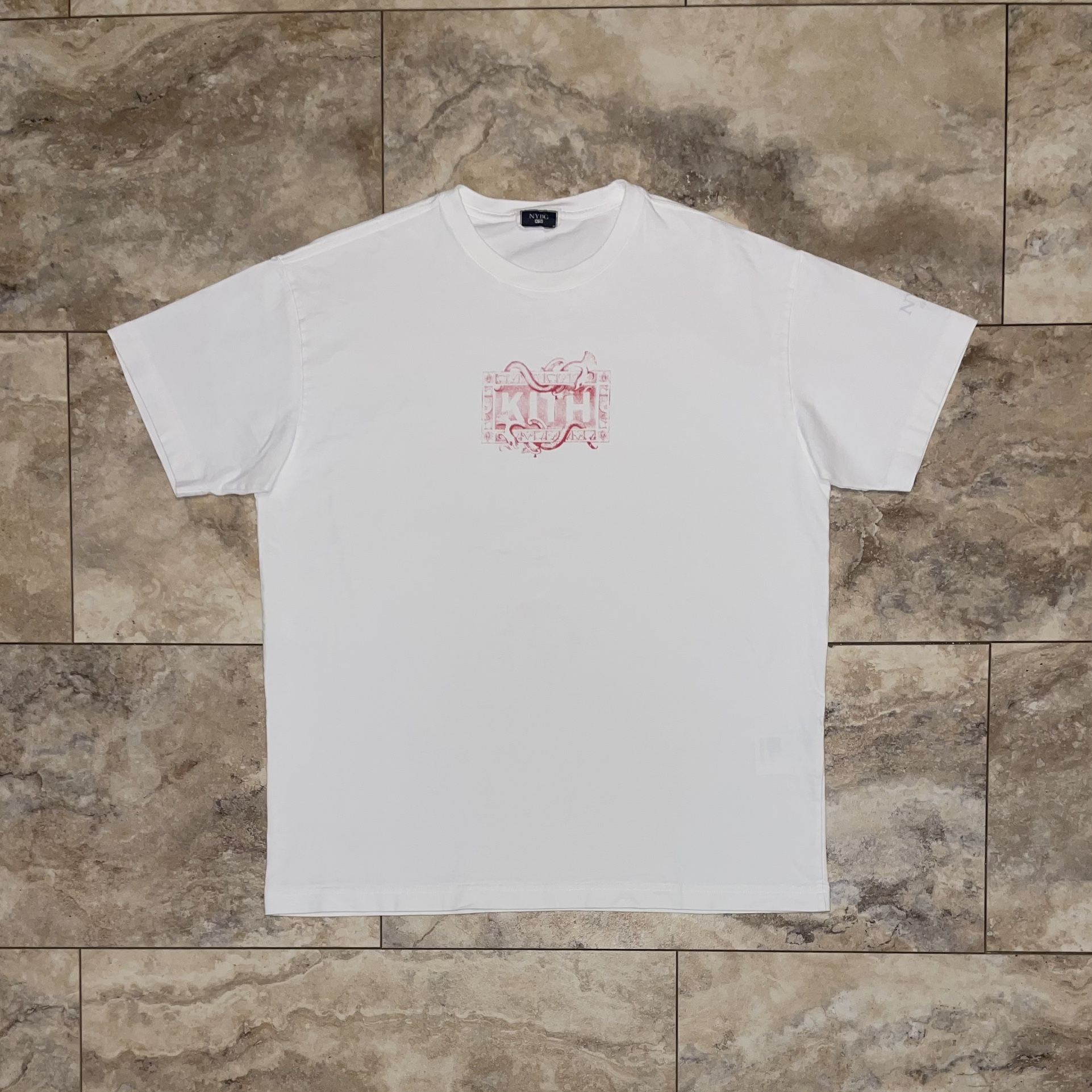 Kith x New York Botanical Garden Title Page Vintage Tee White SS24 Size Medium