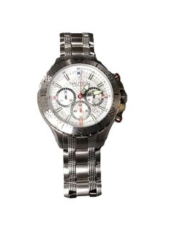 Nautica Napnsf205 Silver Regular Watch
