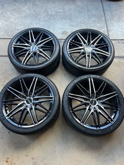 MKW 20in wheels 5x114.3 (5x4.5) & 5x115 tires 245/35r20 fit Honda Toyota Nissan Hyundai Kia Dodge