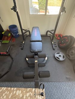 Weider Adjustable bench press with Leg Extension and Preacher Curl