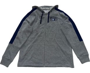 Memphis Grizzlies Gray Full Zip Hoodie Sweatshirt Mens Large New