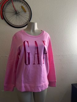 Gap Logo Crewneck Sweatshirt Pink brand new
