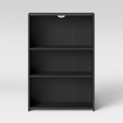 (2) 3 Shelf Bookcases - Modern Style, Open Shelving Storage 