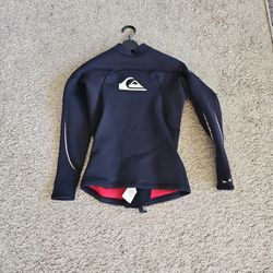 Quiksilver Wetsuit Rash Guard Top Youth Size Medium 