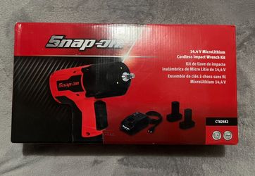 Snap-On 14.4v 1/4 Drive Cordless Impact Wrench Kit (Red) 
