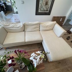 Sectional Couch Beige/Cream