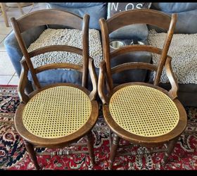 2 wood antique dining size chairs - 87th Ave Deer Valley rd