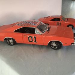 Dukes Of Hazard General Lee Vintage “Toy”cars 1988