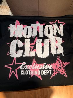 Motion Club Exclusive Clothing Dept Black T-Shirt