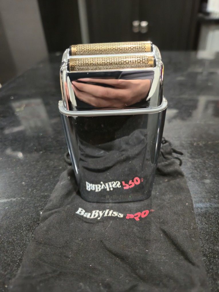 Babyliss Professional Silver Metals Cordless Metal Double Foil Shaver