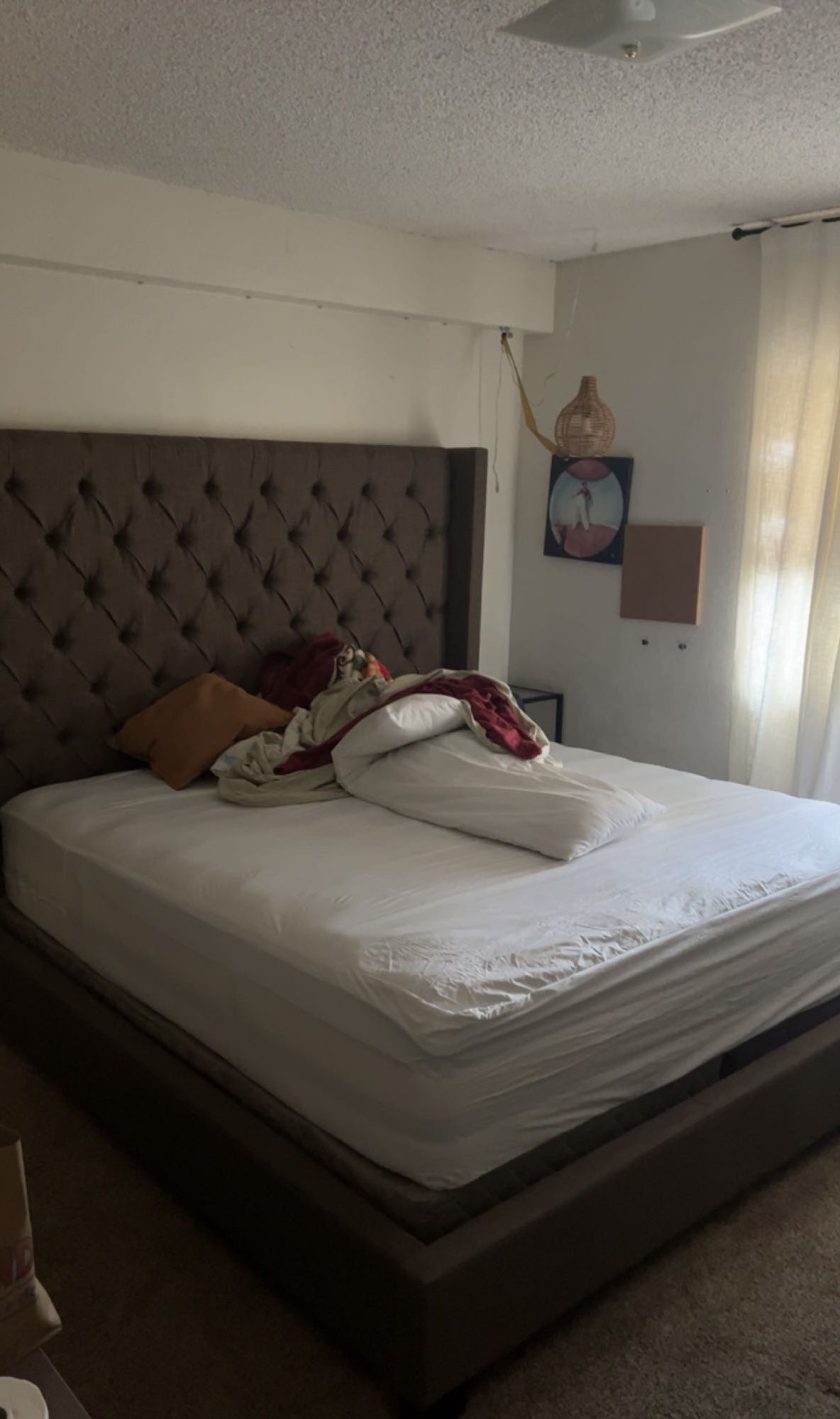 Cal King Bed Frame + Mattress 