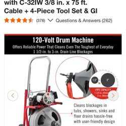 Ridgid K 400 Drain Cleaning