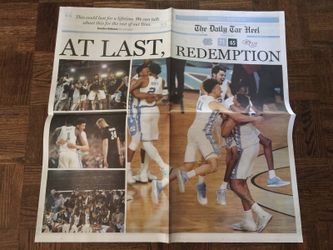 2017 National Champions Edition of Daily Tar Heel