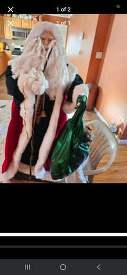 Old World Musical Santa electric