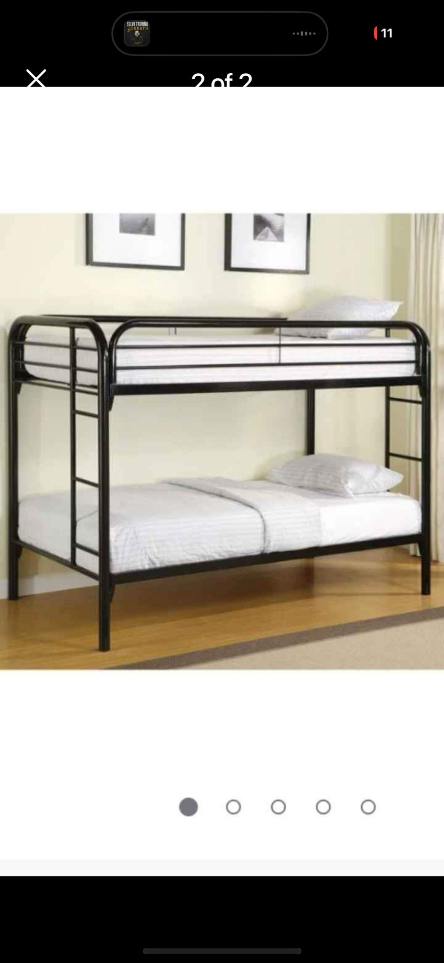 Twin Over Twin Bunk Bed