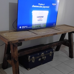Rustic sofa table ranchera