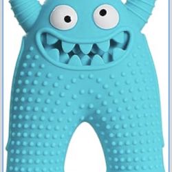 Squeaky Dog Toys for Medium Small Dogs, Cute Monster Pet Toy, Silicone Toy with Interactive Squeaker to Kill Boring Time