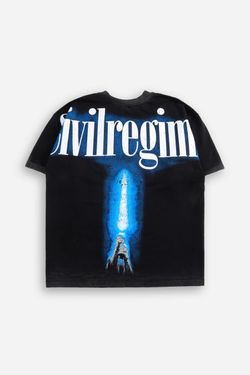 STAR WARS CONCRETE BLUE CRYSTAL 199X OVERSIZED TEE IN VINTAGE BLACK (M)