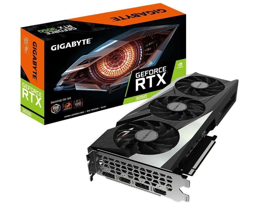 Gigabyte GeForce RTX 3050-8GB GDDR6. Brand New 
