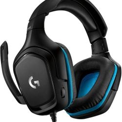 Logitech G432 Wired Gaming Headset, 7.1 Surround Sound