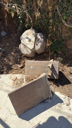 3 piece concrete fountain