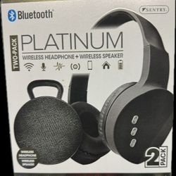 Bluetooth  Platinum  2 Way Headset/Speakers