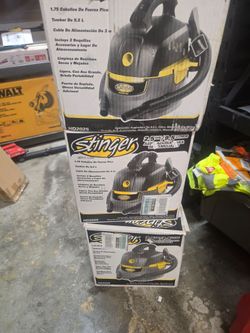 Stinger HD2025 2.5 Gal Wet/Dry Vac – Lot of 3