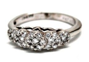 Ladies Diamond/14K White Gold Engagement Ring