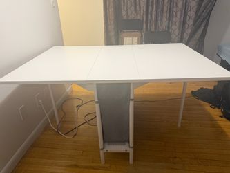 IKEA foldable table with storage