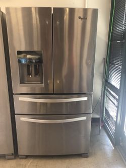 New whirlpool French door refrigerator