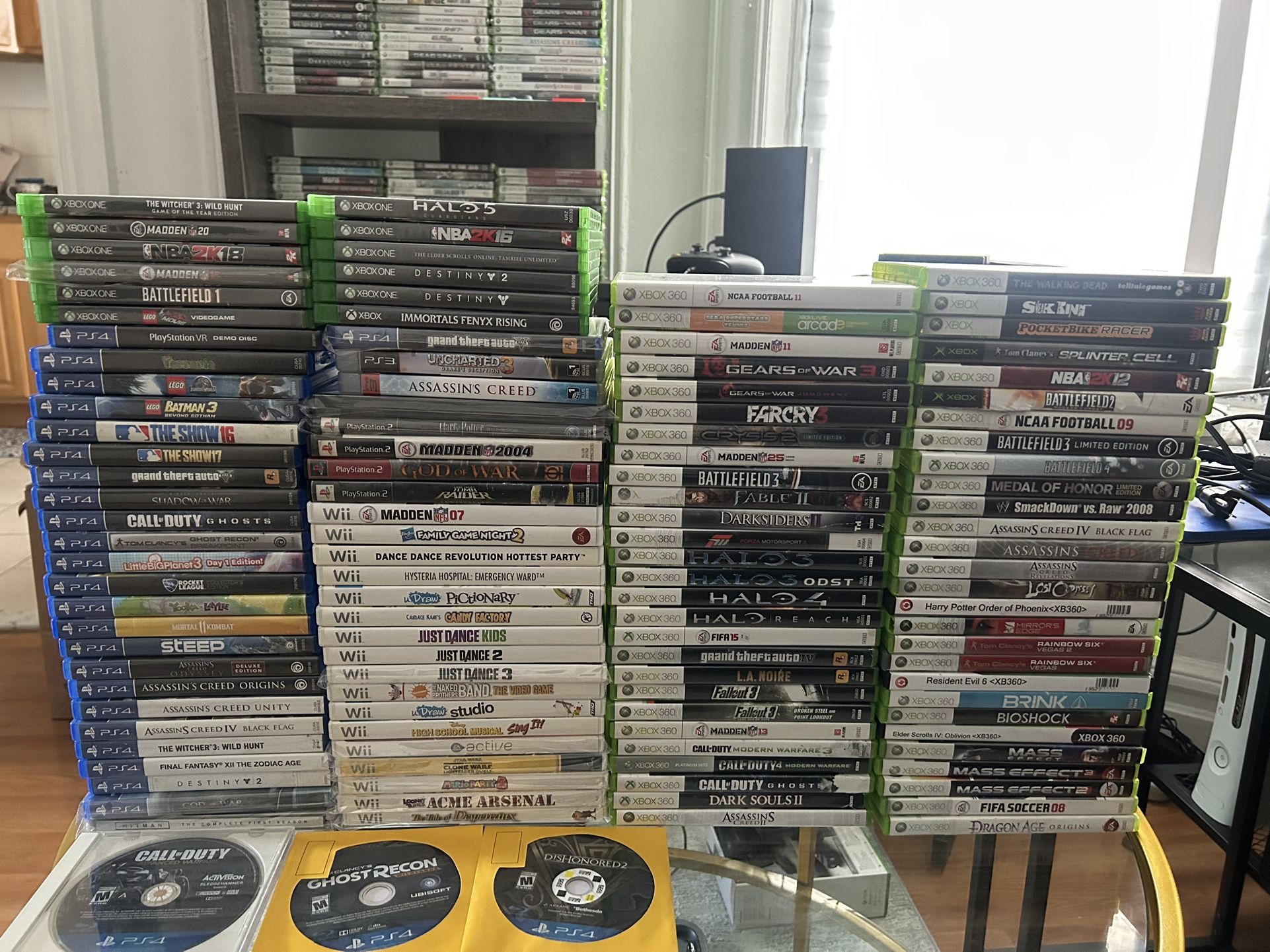MASSIVE LOT OF PS4 PS3 PS2 Xbox 360 Xbox One READY TO SHIP 🔥