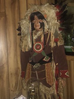 Life size Indian porcelain doll